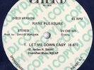 Rare Pleasure ?– Let Me Down Easy (Color Vinyl, 12