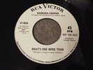 NORTHERN SOUL-BARBARA COOPER-WHAT'S ONE MORE TEAR-RCA     RE-ISSUE