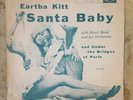 *PICTURE SLEEVE ONLY* EARTHA KITT Santa Baby 10