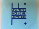 NEW ORDER Movement original UK pressing Fact 50 vinyl LP EX/EX
