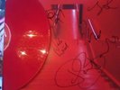 SHED SEVEN INSTANT PLEASURES **RARE HAND SIGNED*** RED VINYL LP