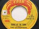 ROOTS SKA REGGAE The Eathopians REGGIE HIT THE TOWN Crab 45 rare UK
