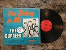THE DUPREES YOU BELONG TOM ME RARE DOO-WOP COED LABEL MONO WITH STICKER LP