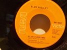Elvis Presley . Blue Christmas . 447-0647 Gold Standard Orange Label . Rare . 45