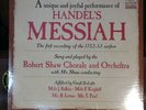FACTORY SEALED  ROBERT SHAW CHORALE ORCHESTRA - HANDEL'S MESSIAH - RCA LM-2966