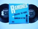 THE RAMONES Chasing The Night - Double Pack EX/VG+ Cond 1985 Beggars 7