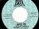 1967 FREAKBEAT PSYCH 45 - LES FLEUR DE LYS as RUPERT'S PEOPLE - HOLD ON - HEAR