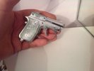 CHROME LONE STAR 'MIDGE 'CAP GUN RARE VINTAGE MINIATURE