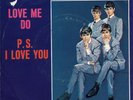THE BEATLES 45 & PICTURE SLEEVE LOVE ME DO / P.S. I LOVE YOU TOLLIE BLACK LABEL