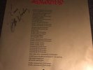 Bob Marley Signed LP Inner Sleeve