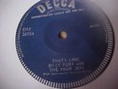 BILLY FURY DEMO THATS LOVE/ BOB AZZAM MUSTAPHA