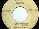 THE PREMIERS-FUNKY MONKEY /SPEAKING OF YOU ON ODEX NORTHERN DOO WOP 45-HEAR