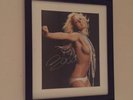 Britney Spears Hand Signed Photo Display Framed