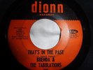 BRENDA & THE TABULATIONS That's in the Past & I Can't Get Over You dionn SOUL 45