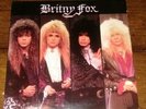 BRITNY FOX self titled debut album  LP   hair metal  rock Columbia  records