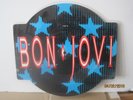 BON JOVI you give love a bad name/let it rock-SHAPED PICTURE DISC free UK post