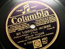 SOPHIE TUCKER My yiddishe momme Israel hebrew jewish judaica french  78 rpm