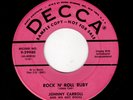 ROCKABILLY-JOHNNY CARROLL-DECCA 29940-ROCK N' ROLL RUBY/TRYIN' TO GET TO YOU