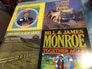 Bluegrass Bill Monroe Vintage Record Albums lot, (14) 1 signed, 2 sealed