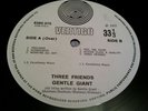 GENTLE GIANT uk 1972 VERTIGO SWIRL THREE FRIENDS (6360 070) EX/EX+ **STUNNING**