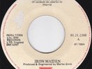 IRON MAIDEN The Trooper  South america 1984 VG+ PERU 45