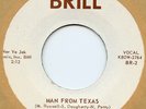 JIM ROBINSON Man From Texas Brill West Texas 45 Norman Petty Studios Buddy Holly