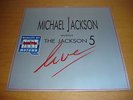 Michael Jackson With The Jackson 5 Five Live UK LP Album Vinyl Very Rare