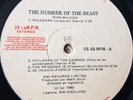 IRON MAIDEN Number of the Beast LP RARE South America PEERUVIAN Heavy Metal