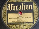 Leroy Carr You Don’t Mean Me No Good How Long Blues VOCALION 1279 pre war 78 VG