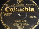 Truett And George Wabash Blues Ghost Dance COLUMBIA 1182 pre war blues 78 EX