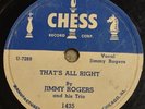 Jimmy Rogers That’s All Right Ludella CHESSA 1435 78 VG+