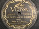 Rev F.W. McGee Jesus Cried Elder J.E.Burch VICTOR 38536 RARE black gospel 78 VG