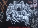 The Damned - The Evil Spirits Tour Signed Autographed Tour Flyer