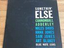 Cannonball Adderley SOMETHIN’ ELSE LP MONO BLUE NOTE 63rd 1958 Miles Davis 1st