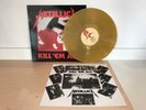 METALLICA - KILL 'EM ALL -LIKE NEW UNPLAYED GOLD COLORED VINYL LP RECORD