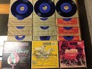 Blue Vinyl 12 x 45rpm Al Goodman The New Moon Desert Song Miss Liberty tested