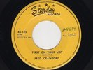 STARDAY Txs. Honky-Tonk Bopper FRED CRAWFORD First On Your List  #145 M- HEAR