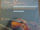 ARTHUR GRUMIAUX / BACH sonatas & partitas for solo violin / PHILIPS sealed copy