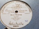 NELLIE MELBA MAD SCENE FROM HAMLET KEY E MAJOR GRAMOPHONE MELBA RECORD 03024