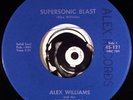 Alex Williams And The Mustangs 45 Rare R&B Soul Instro Supersonic Blast Nice VG+