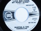 Northern Soul 45 MARTHA VANDELLAS Love Bug Leave My Heart Alone GORDY promo HEAR