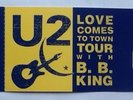 U2 B.B. King Original Unused Concert Ticket Athletic Park Wellington 1989