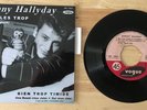 DISQUE 45T EP JOHNNY HALLYDAY VOGUE 7824 TU PARLES TROP NOUVELLE POCHETTE