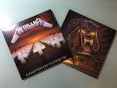 Metallica Master of Puppets & Motorhead Orgasmatron 2 Vinyl LPs Lyric Sleeves