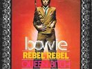 DAVID BOWIE 45 REBEL REBEL+PS HOLLAND RARE