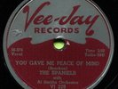 SPANIELS (You Gave Me Peace Of Mind / Please, Don't) R&B/SOUL 78  RPM  RECORD