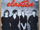 ELASTICA LP. RARE MISPRINT VINYL ALBUM. PRESS 01984 + BOOKLET + FLEXI DISC