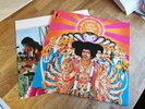 Jimi Hendrix LP Axis bold as German Polydor Press & Poster SEE SPINDLE HOLES##