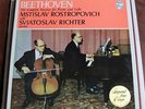 PHILIPS  2 LP - BEETHOVEN sonatas piano & cello ROSTROPOVICH RICHTER NM