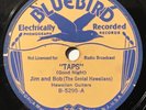 Jim and Bob The Genial Hawaiians-Taps/Chimes Bluebird 5295 78 Hawaiian guitar